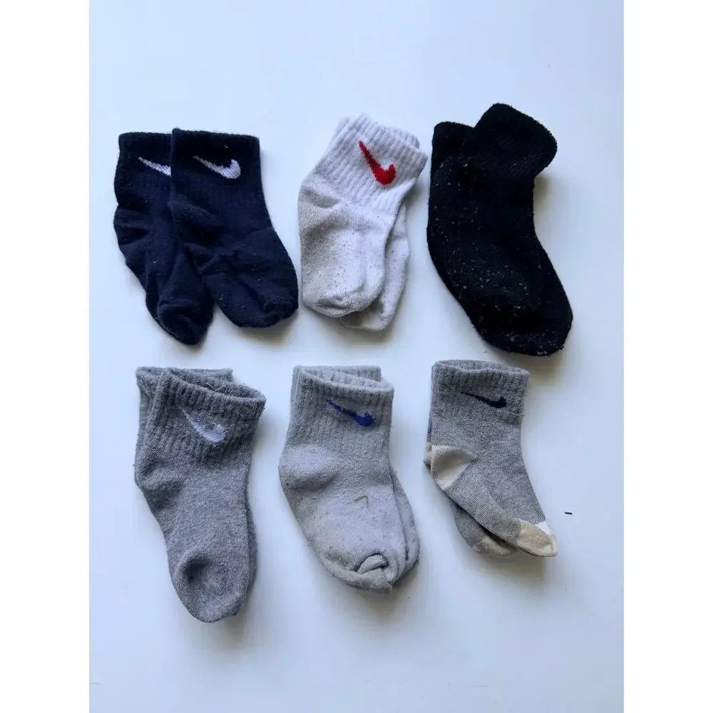 Nike Baby Socks Bundle (7 Pairs) - Ready for Playtime!